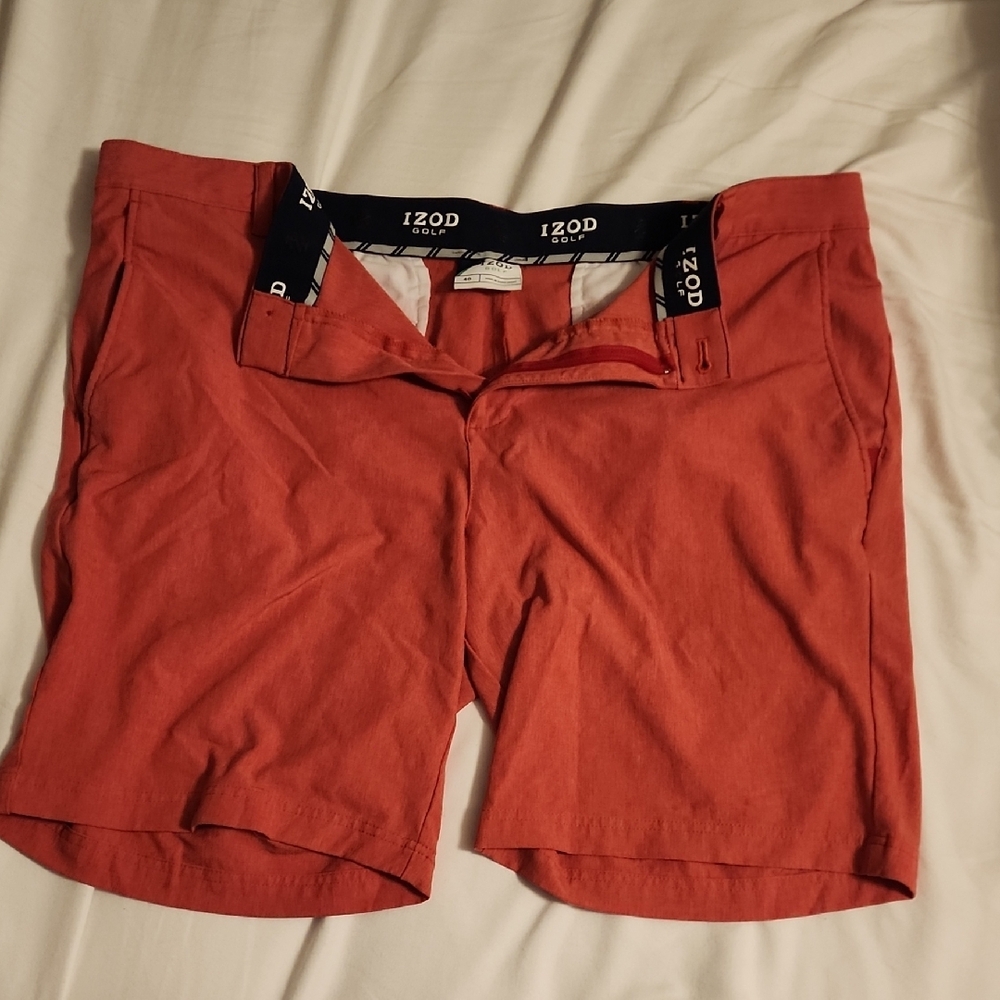 IZOD Men's Red Casual Shorts